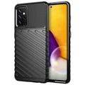 Flexi Thunder Shockproof Case for Samsung Galaxy A72 - Black (Texture)