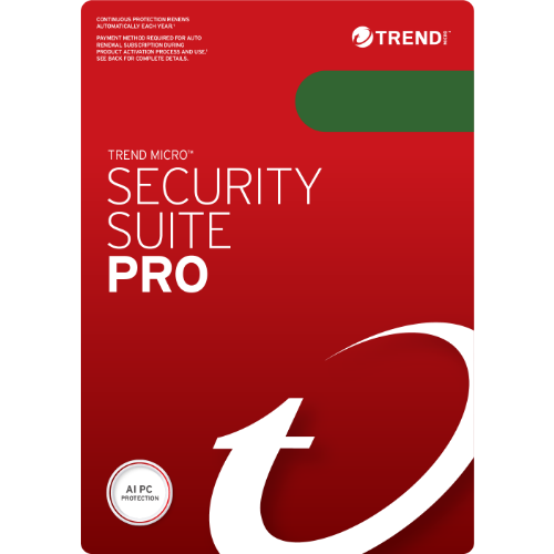 Trend Micro Security Suite Pro (3 Devices 12 Months)