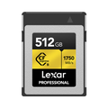 Lexar Professional CFexpress Type B - 512GB GOLD Card 1750MB/s read / 1000MB/s write