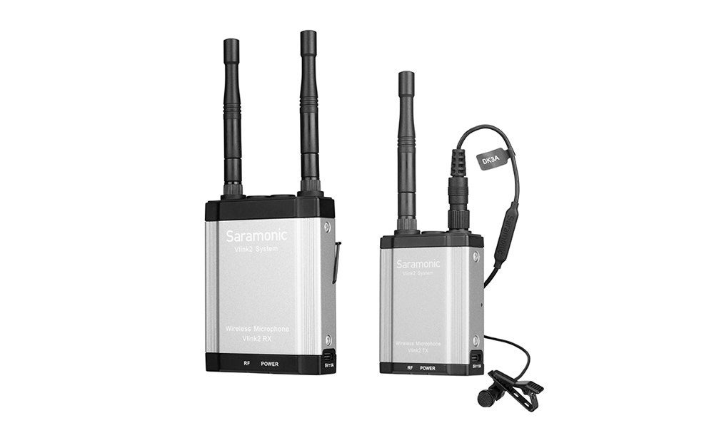 Image of Saramonic Vlink2 Kit1 2.4 GHz Wireless Microphone & Two-Way Communication System