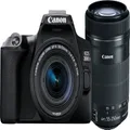 Canon EOS 200D Mark II w/EFS 18-55mm f/4-5.6IS STM,55-250mm f/4-5.6IS STM Lens DSLR Camera