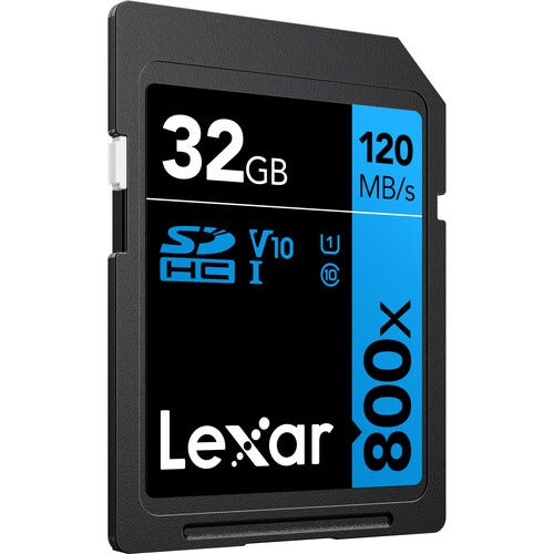 Image of Lexar Professional 800x SDHC 32GB - 120MB/s V10 UHS-I Memory Card