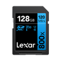 Lexar Professional 800x SDXC 128GB - 120MB/s V30 UHS-I U3 Memory Card
