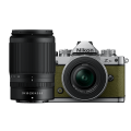 Nikon Z fc Olive Green w/ Nikkor Z 16-50mm & Z 50-250mm VR Lens Mirrorless Camera