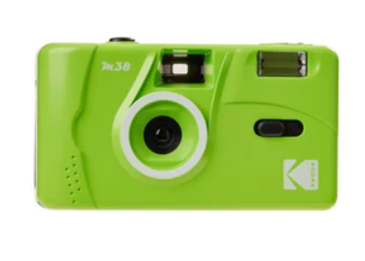 Image of Kodak M38 Film Camera with Flash - Lime Green