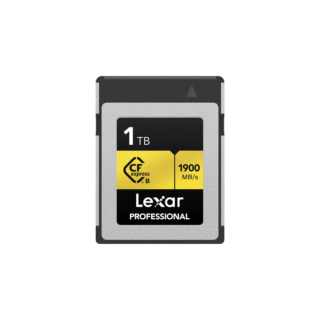 Image of Lexar Professional CFexpress Type B - 1TB GOLD PRO Series 1900MB/s read / 1500MB/s write