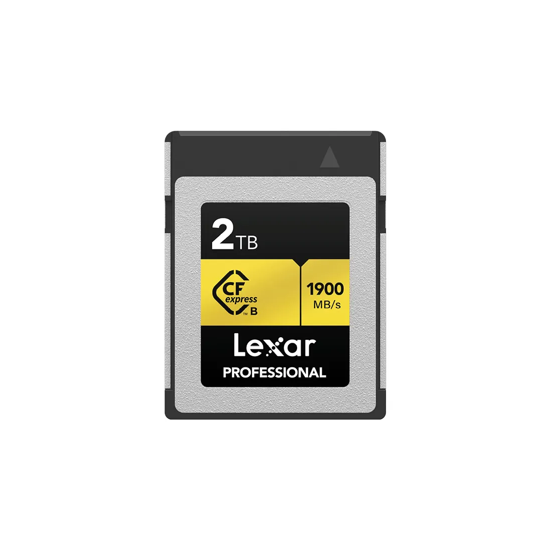 Image of Lexar Professional CFexpress Type B - 2TB GOLD PRO Series 1900MB/s read / 1500MB/s write