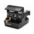 Polaroid 600 Type 80's Style One Step Flash - Black Refurbished Vintage Camera