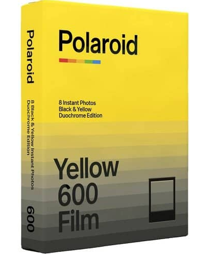 Image of Polaroid 600 Film -Duochrome Black & Yellow Limited Edition
