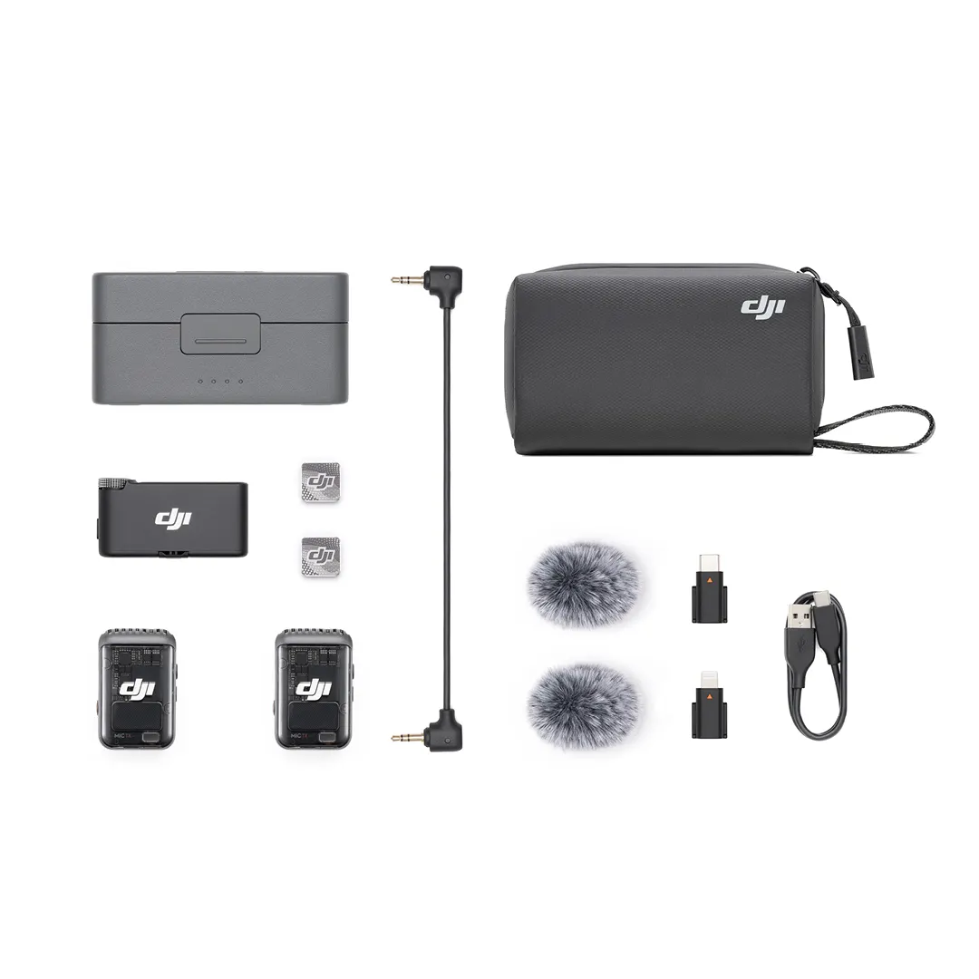 DJI Mic 2 (2 TX+1RX+Charging Case) Microphone