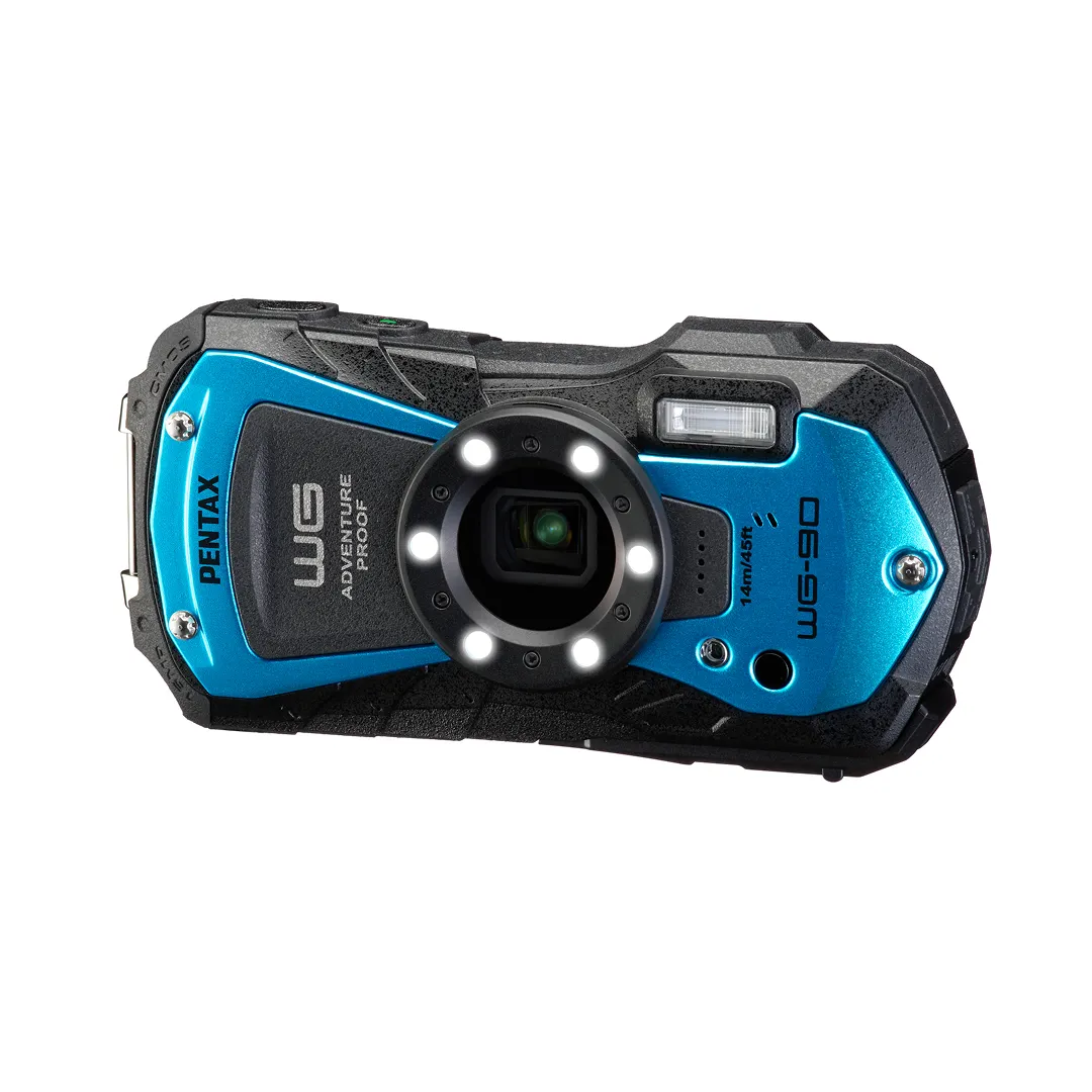 Image of Pentax WG-90 Blue Digital Compact Camera