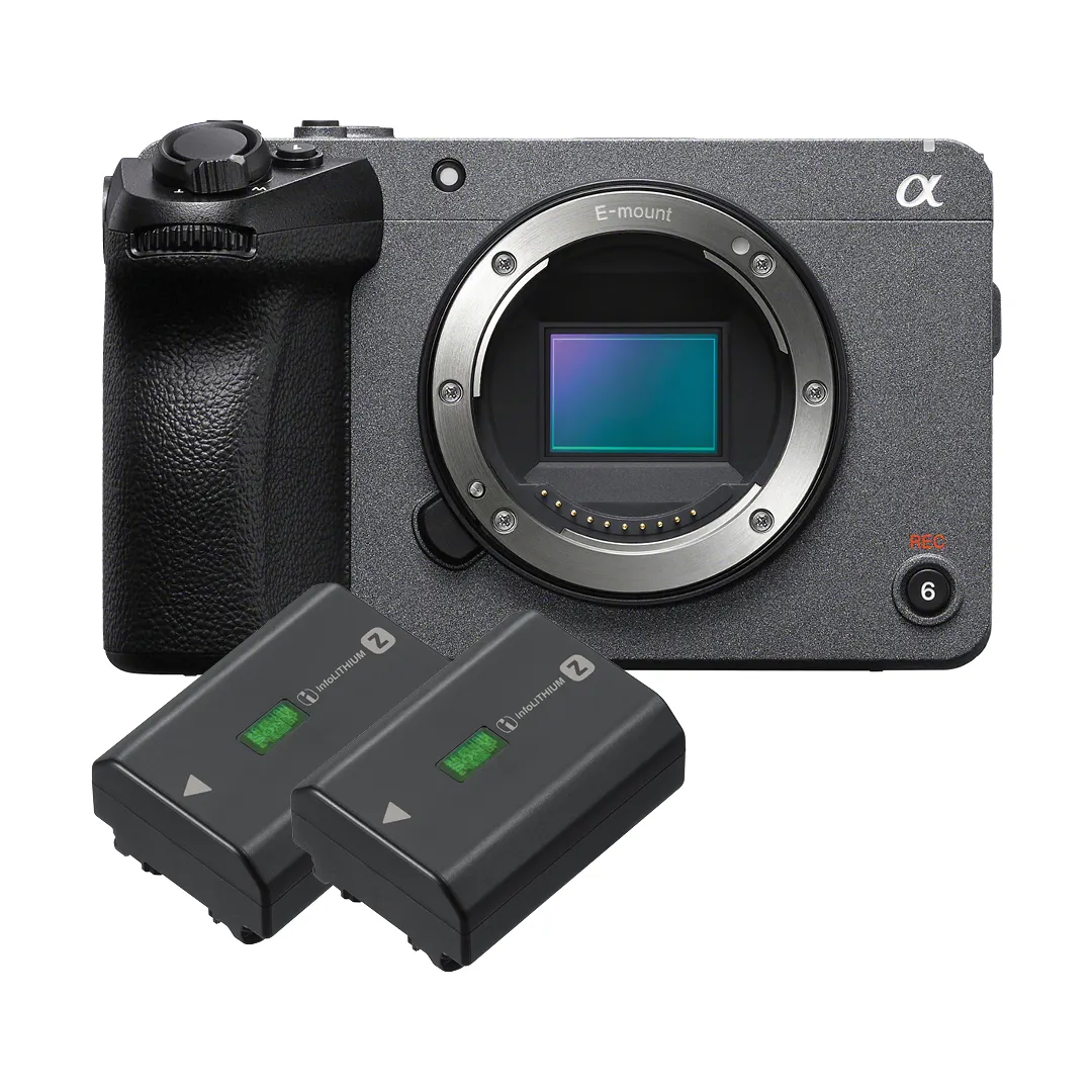 Image of Sony Cinema Line FX30 Body APSC E-Mount Video Camera w/ Bonus 2 x NPFZ100 Batteries