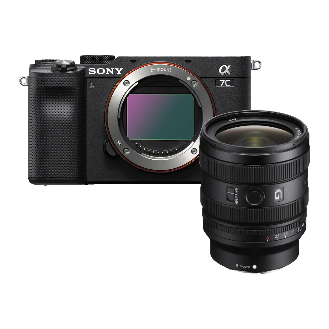 Image of Sony A7C Mark II Body Black w/Sony FE 24-50mm f/2.8G Lens Compact System Camera