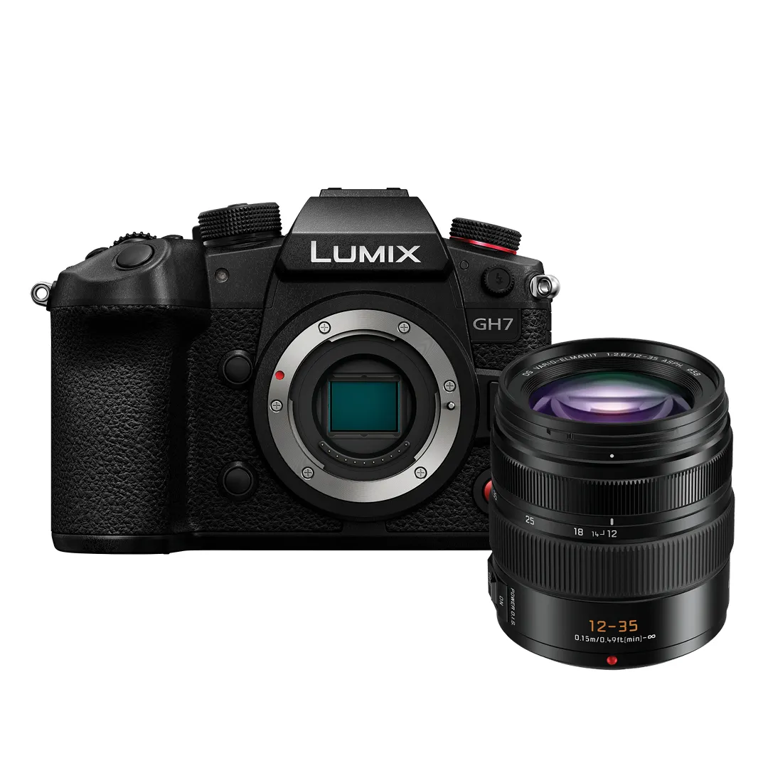 Image of Panasonic Lumix GH7 w/ Leica 12-35mm f/2.8 Power OIS Lens Mirrorless Camera