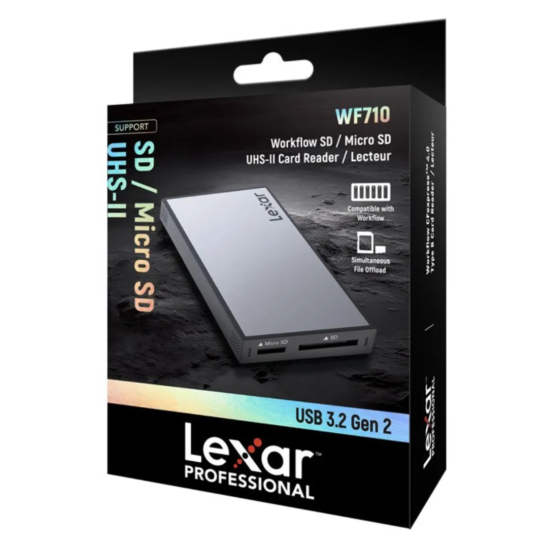 Lexar Professional Workflow SD/microSD UHS-II Card Reader