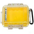 Pelican 1015 Micro Clear Case - Yellow with Yellow Liner