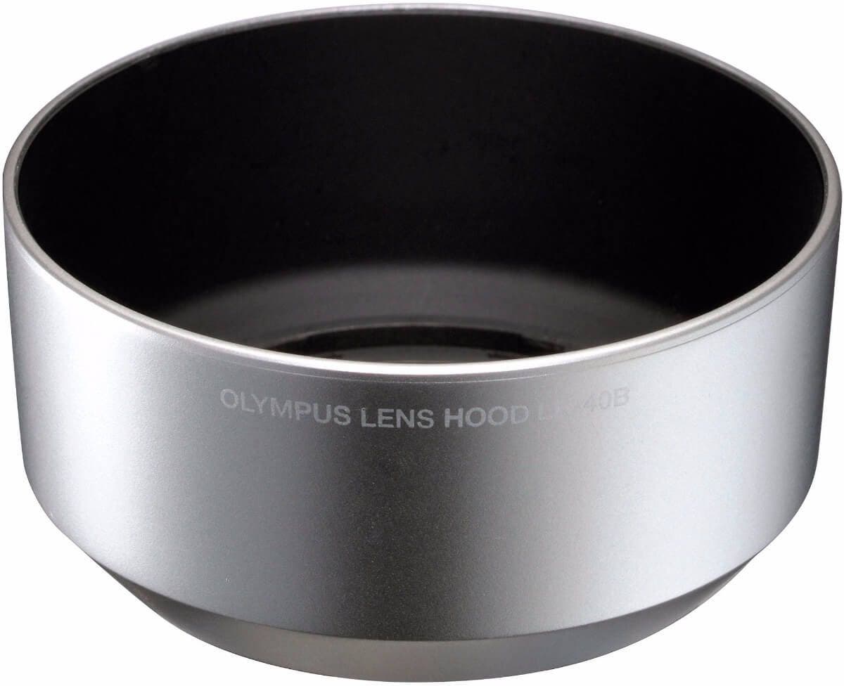 Image of Olympus LH-40B Silver Lenshood For 45mm lens
