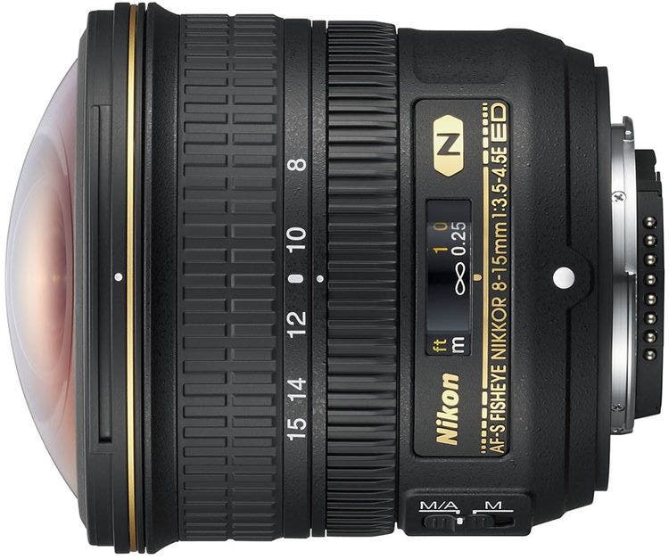 Image of Nikon AF-S 8-15mm f/3.5-4.5E ED Fisheye Lens