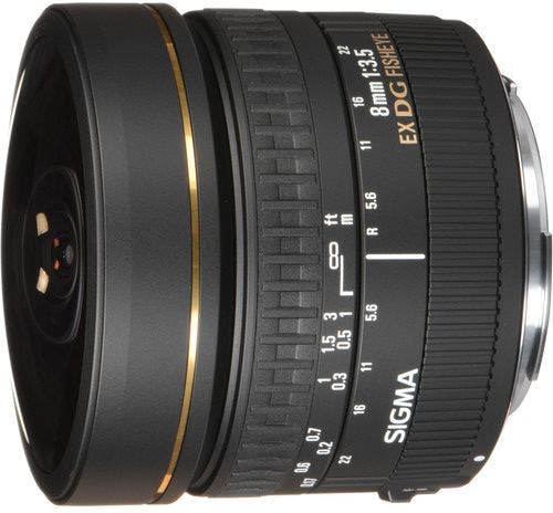 Image of Sigma 8mm f/3.5 EX DG Circular Fisheye Lens - Nikon