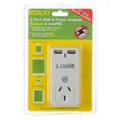 Korjo 2 Port USB Power Adaptor Europe & Aus