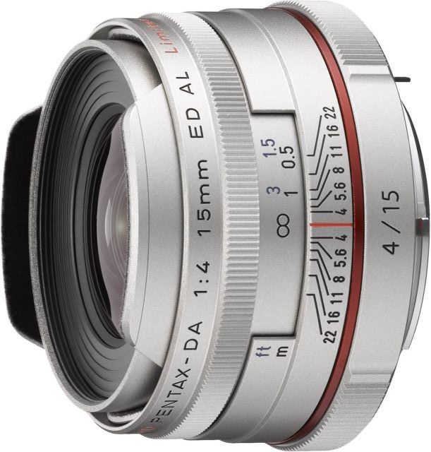 Image of Pentax HD DA 15mm f/4 Silver ED AL Limited Wide Angle Lens