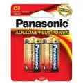 Panasonic C Size 2 Pack Alkaline Battery