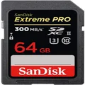 SanDisk Extreme Pro SDXC 64GB 300MB/s UHS-II U3 Memory Card