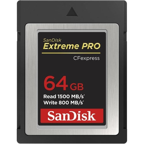 Image of SanDisk Extreme Pro CFexpress 64GB Type B Memory Card 1500MB/s read / 800MB/s write