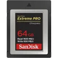 SanDisk Extreme Pro CFexpress 64GB Type B Memory Card 1500MB/s read / 800MB/s write