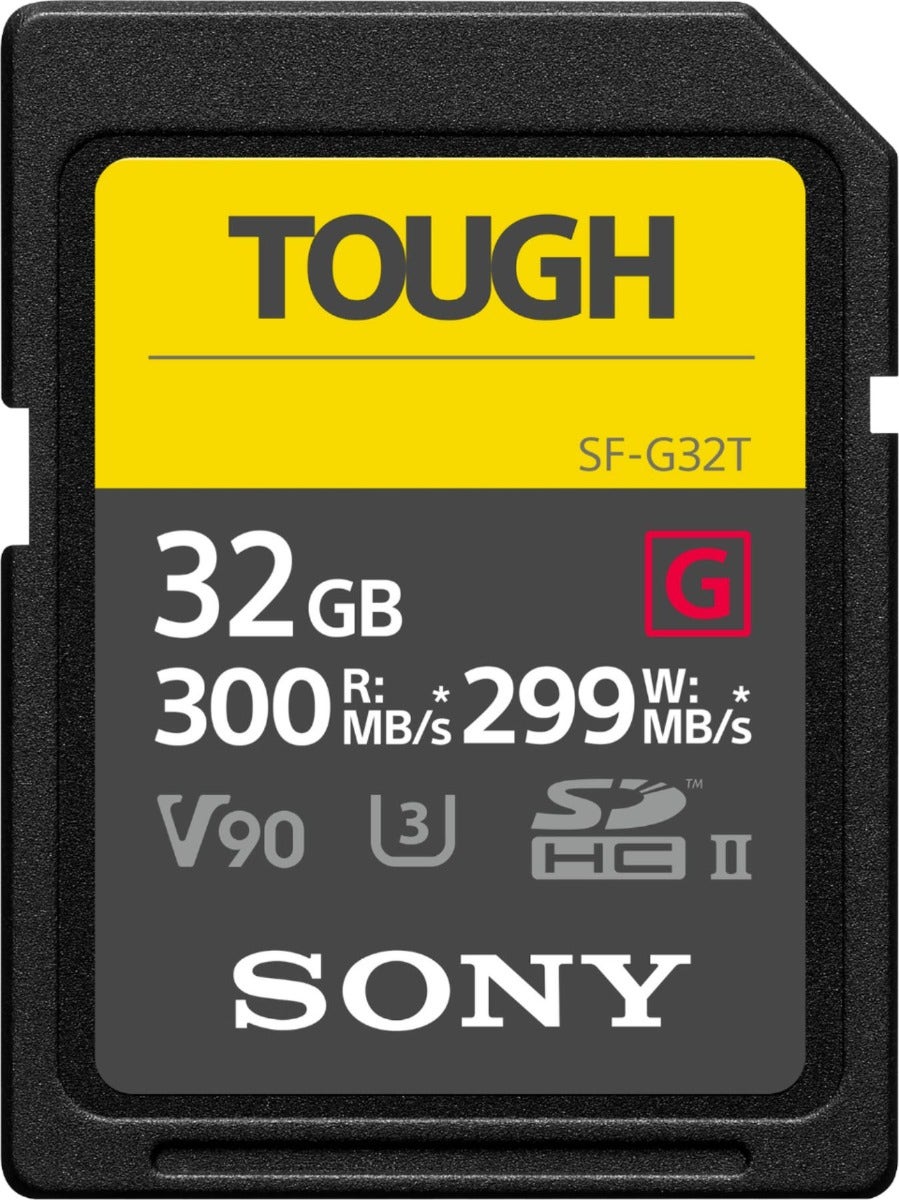 Image of Sony SF-G Tough Series 32GB SDHC UHS II V90 - Memory Card