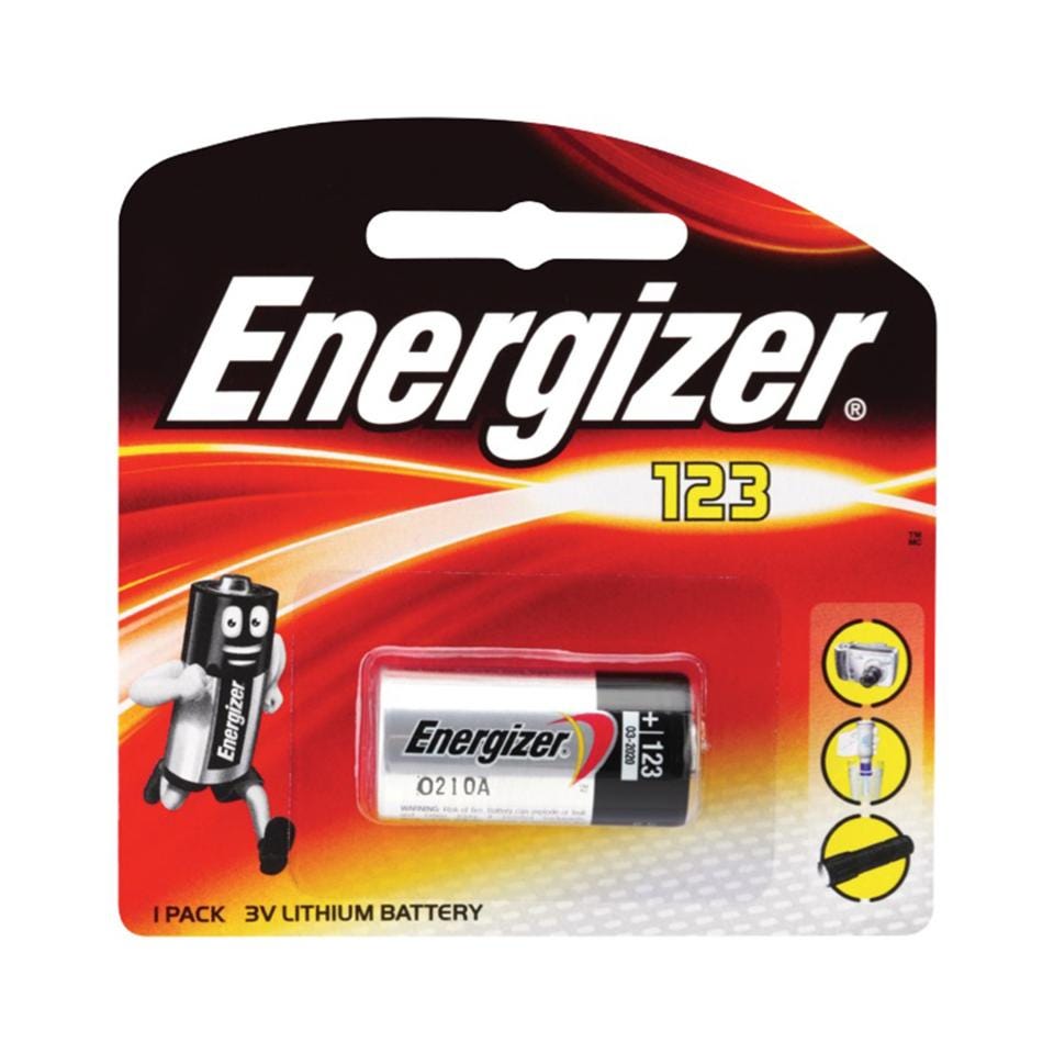 Energizer CR123A 3V Lithium Battery