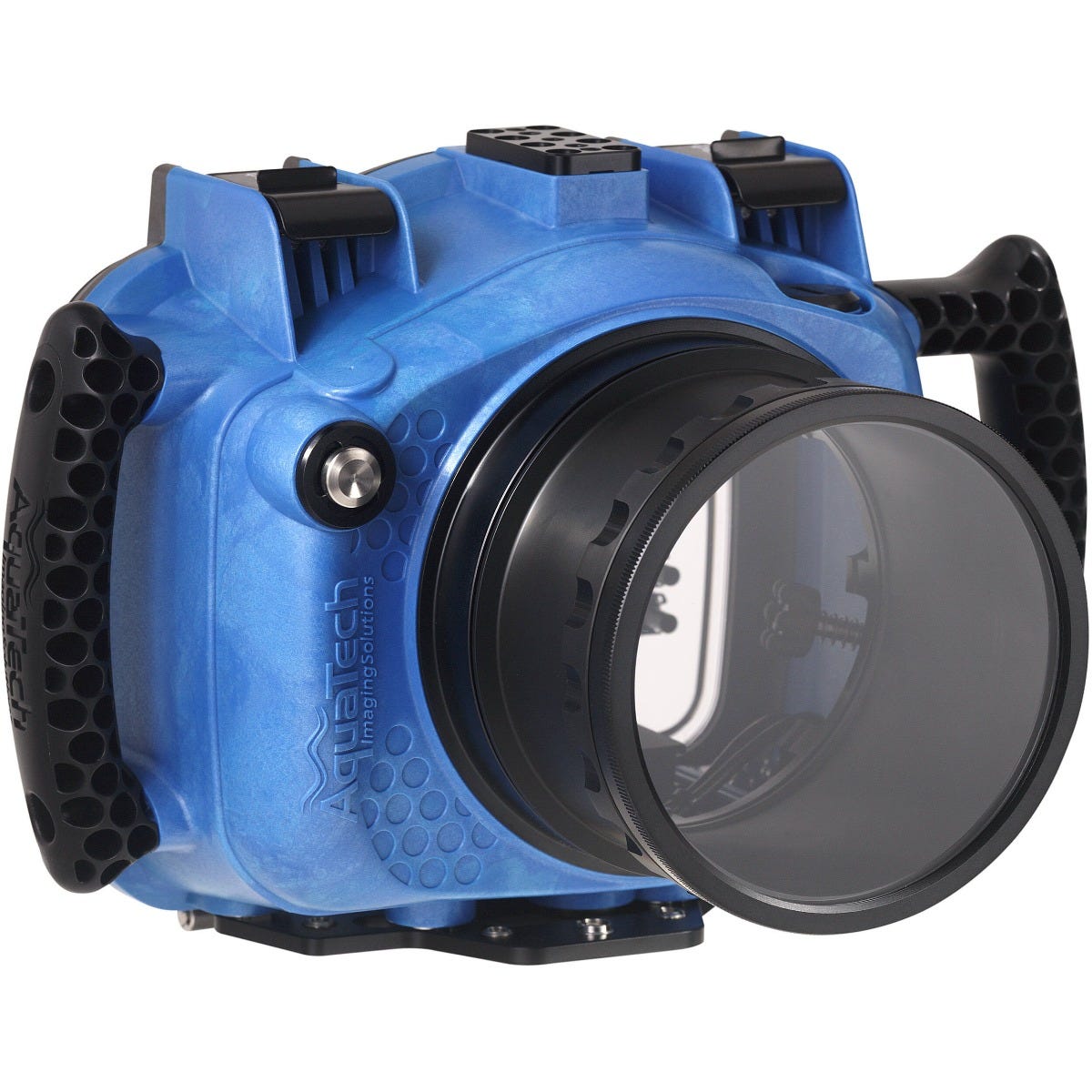 Image of AquaTech REFLEX Sport Housing for Nikon D850 - Blue