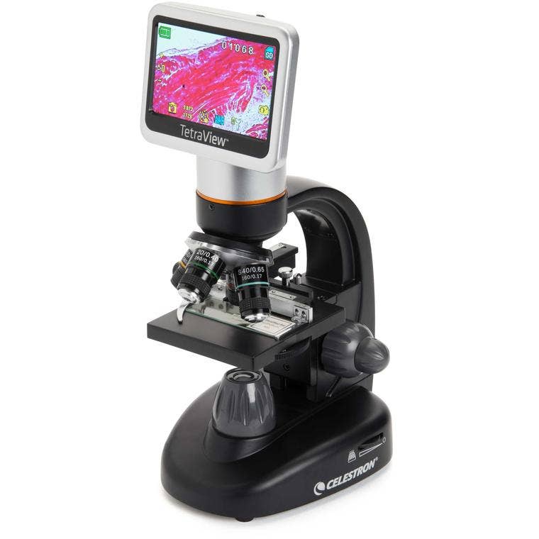 Image of Celestron TetraView LCD Digital Touch Screen Microscope