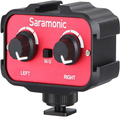 Saramonic SR-AX100 Passive 2- Channel Audio Adapter for DSLR Cameras