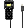 Saramonic SmartRig+Di ,Two- Channel Mic & Guitar Interface w/Lightning Connector for iOS