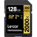 Lexar Professional 2000x SDXC 128GB - 300MB/s V90 UHS-II U3 Memory Card