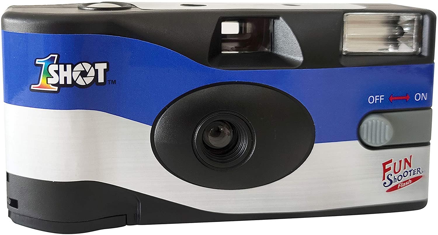 1SHOT Fun Shooter - Waterproof Flash ISO 400 35mm 27 Exposure Single Use Film Camera