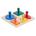 5 Shape Puzzle and Play - Montessori Geometric Puzzles