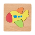 Colourful Four Piece Plane Puzzle