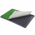 Indoor Dog Pet Potty Zoom Training Portable Grass Mat Toilet Large Loo Pad Tray