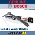 Bosch Aerotwin Wiper Blade Set for Audi A6 2.0L 2.7L 3.0L Diesel 2004 - 2011