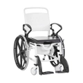 Rebotec Genf - Self Propelled Shower Commode Wheelchair, Black
