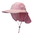 Catzon Unisex Outdoor Activities UV Protecting Sun Hats with Adjustable Neck Flap-Pink