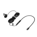 LAVMICRO U1B ULTRACOMPACT CLIP-ON LAVALIER MICROPHONE WITH LIGHTNING CONNECTOR FOR APPLE IPHONE, OR IPAD WITH A BUILT-IN 6M CABLE