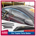 Luxury Weather Shields for Toyota Yaris Sedan 2006-Onwards Weathershields Window Visors
