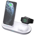 Aukey 3 In 1 Aircore Series Wireless Charging Station Stand White f/ Apple