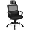 Costway Ergonomic Mesh Office Chair High Back Executive Computer Chair Gaming Work Study Office Home w/Adjustable Headrest