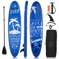 Costway 305x76x16CM Inflatable Stand Up Paddle Board SUP Surfboard Kayak Paddle Board w/Carrry Bag & Hand Pump