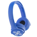 Moki Brites Wireless Bluetooth Adjustable Headphones Over-Ear Headset w/Mic/Blue