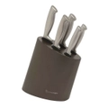 Stanley Rogers Modern Steel Metallic Mocha 6 Piece Knife Block Set